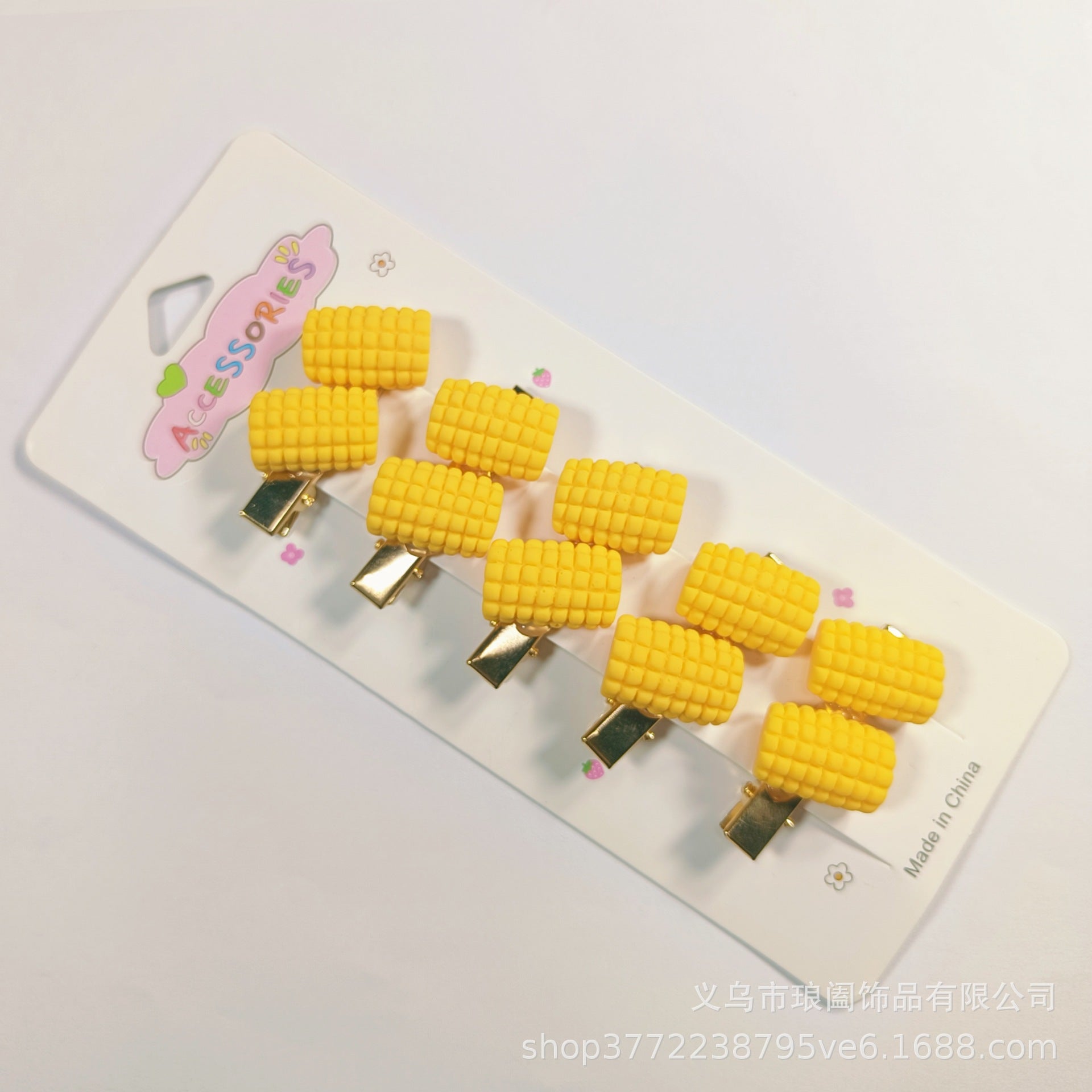 Wholesale Cute Imitation Food Play Fun Funny Hairpin